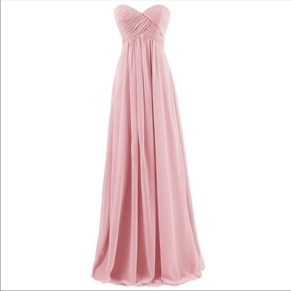 Dresses & Skirts - Blush Sweetheart Long Evening Gown